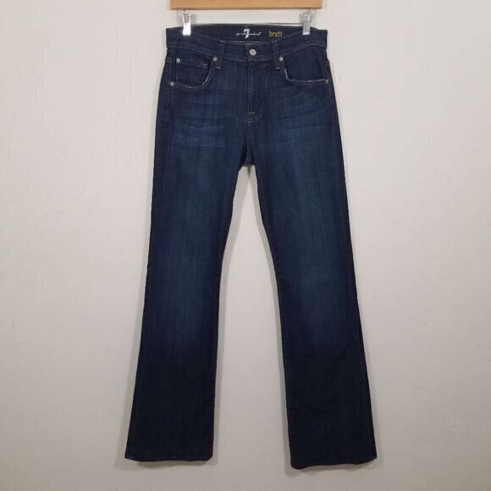 7 For All Mankind Brett Jeans Blue Size 28